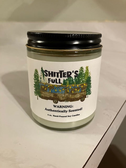 Official National Lampoons Christmas Vacation "Shitter's Full" scented candle