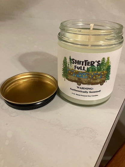 Official National Lampoons Christmas Vacation "Shitter's Full" scented candle